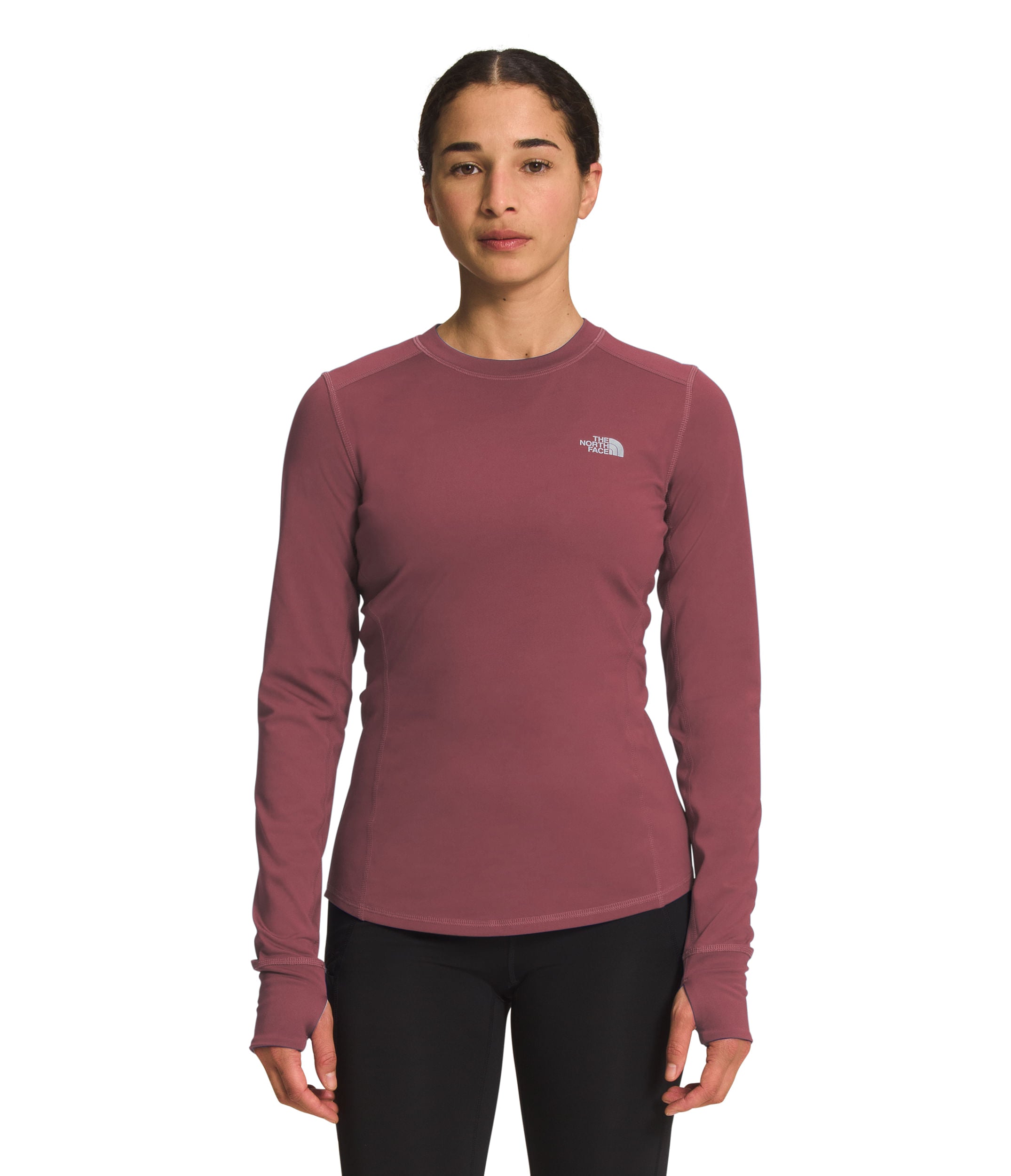 Buzo Winter Warm Essential Crew Vinotinto Mujer The North Face - imagen 4