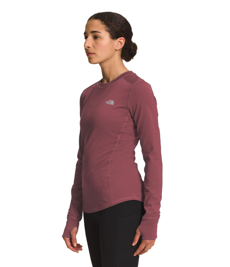 Buzo Winter Warm Essential Crew Vinotinto Mujer The North Face - imagen 2