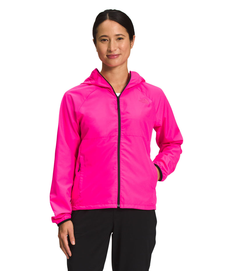 Chaqueta Flyweight Hoodie 2.0 Rompevientos Rosada Mujer The North Face - imagen 1