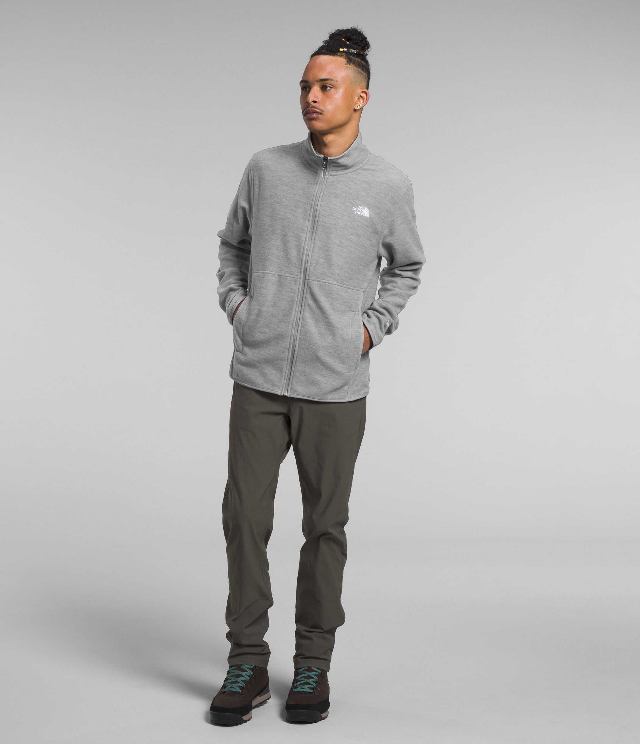 Chaqueta Alpine Polartec 100 Jacket Gris Hombre The North Face - imagen 4
