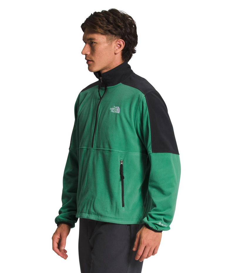 Buzo TNF Polartec 100 1/4 Zip Verde Hombre The North Face - imagen 3