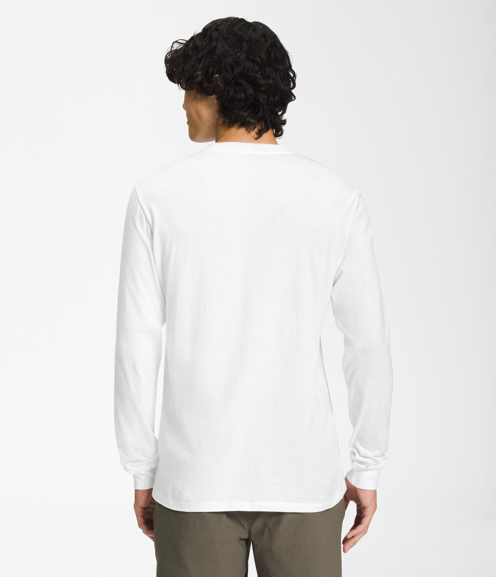 Camiseta Half Dome Manga Larga Blanca Hombre The North Face - imagen 2