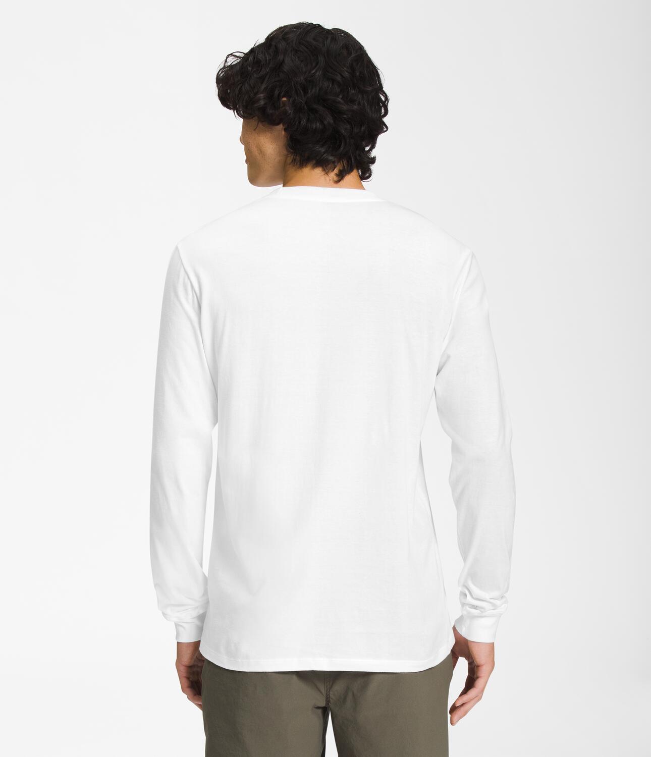 Camiseta Half Dome Manga Larga Blanca Hombre The North Face - imagen 2