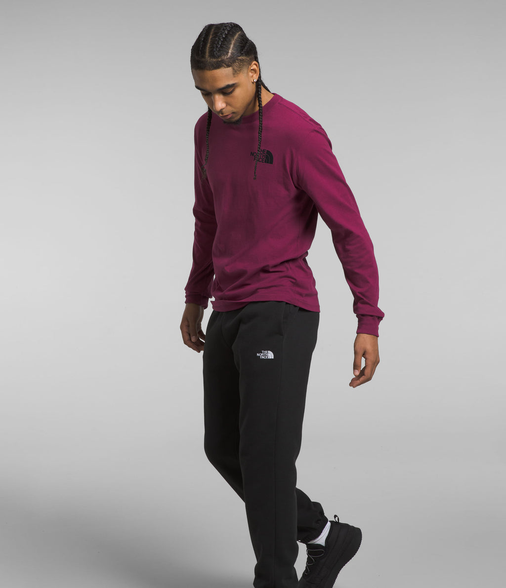 Camiseta L/S Sleeve Hit Graphic Tee Morada Hombre The North Face - imagen 2
