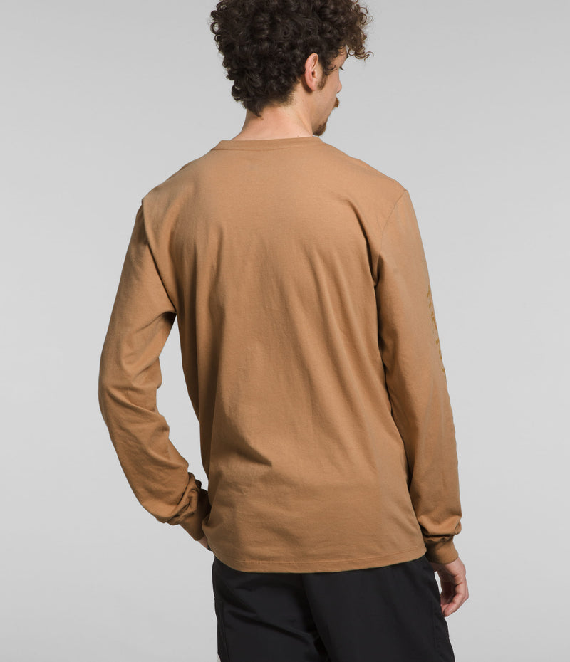 Camiseta L/S Sleeve Hit Graphic Tee Café Hombre The North Face - imagen 2