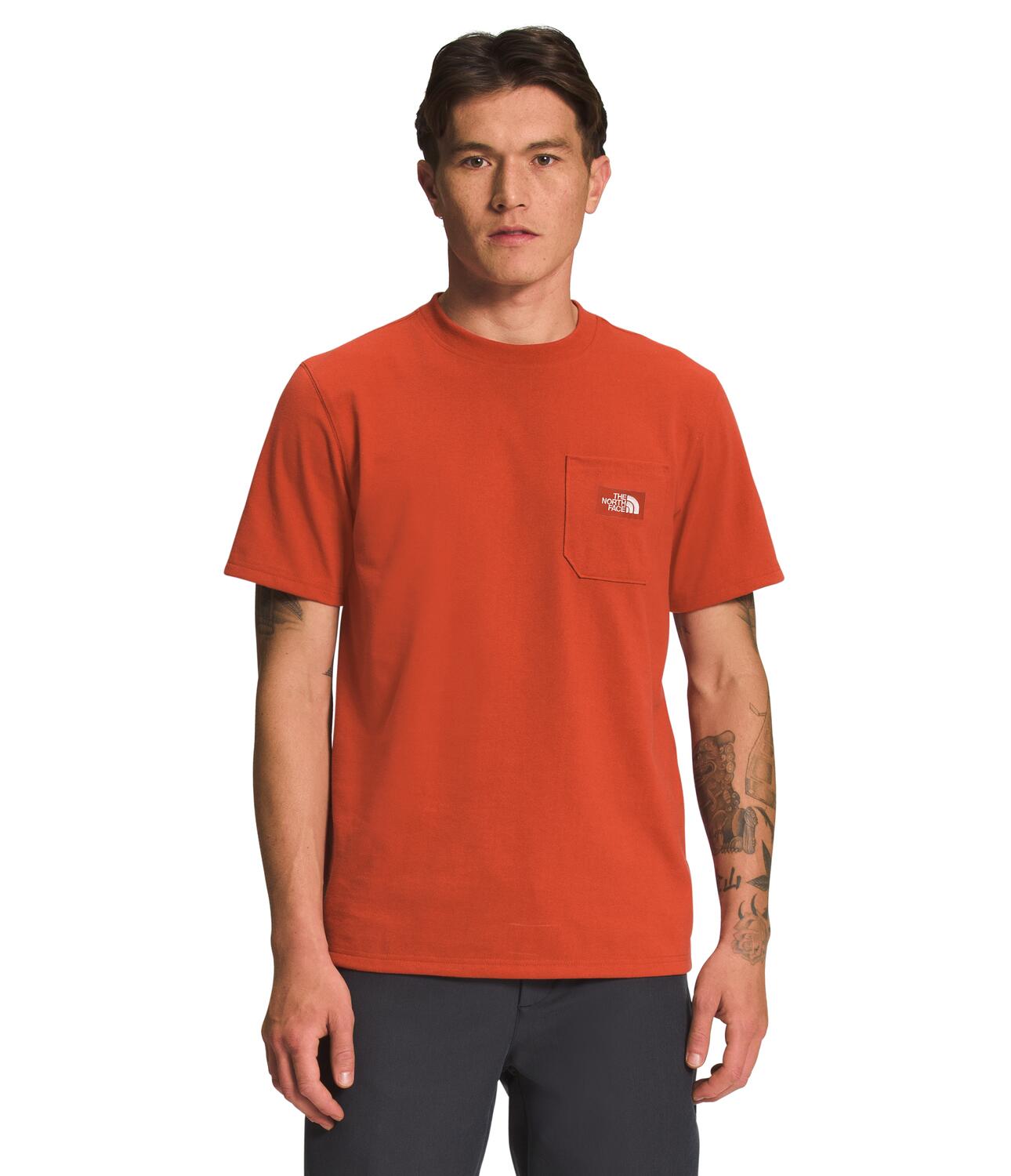Camiseta S/S Heritage Patch Pocket Tee Naranja Hombre The North Face - imagen 1