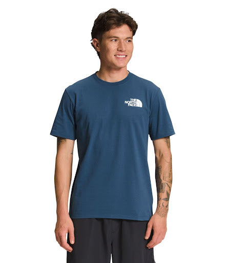 Camiseta Box Nse Tee Manga Corta Azul Hombre The North Face