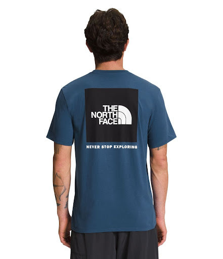 Camiseta Box Nse Tee Manga Corta Azul Hombre The North Face
