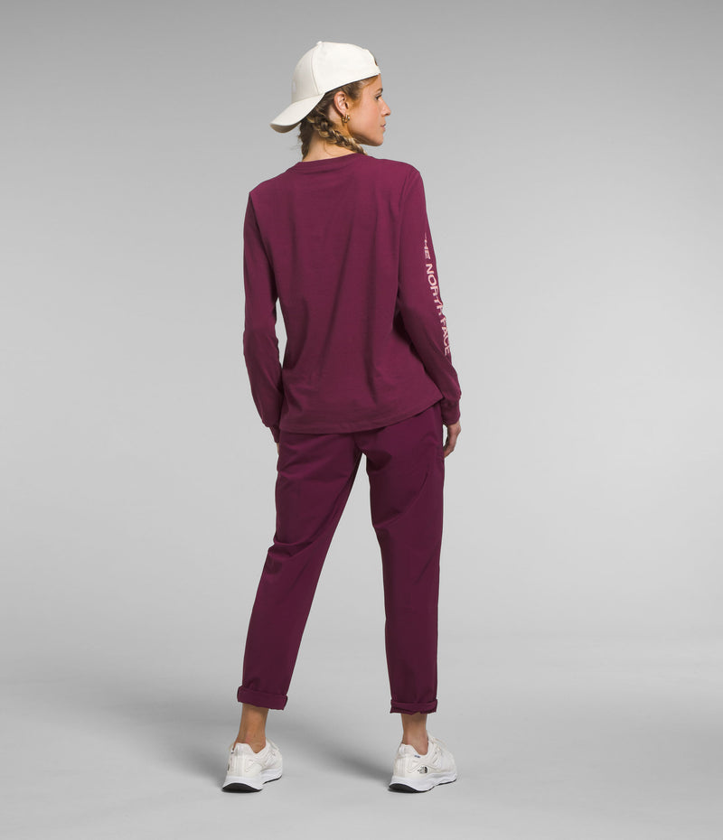 Camiseta L/S Sleeve Hit Graphic Tee Morada Mujer The North Face - imagen 3