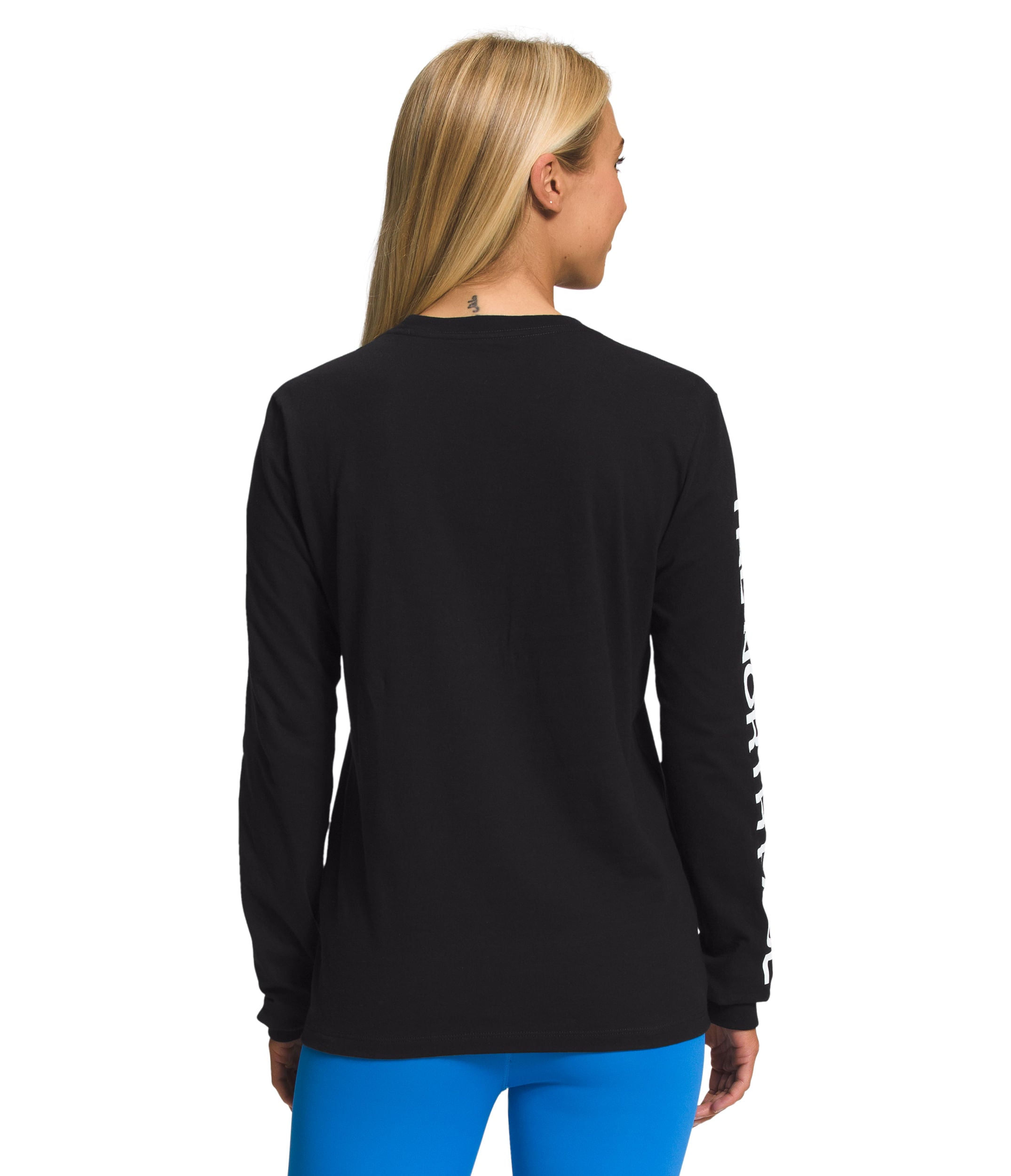 Camiseta L/S Sleeve Hit Graphic Tee Negra Mujer The North Face - imagen 2