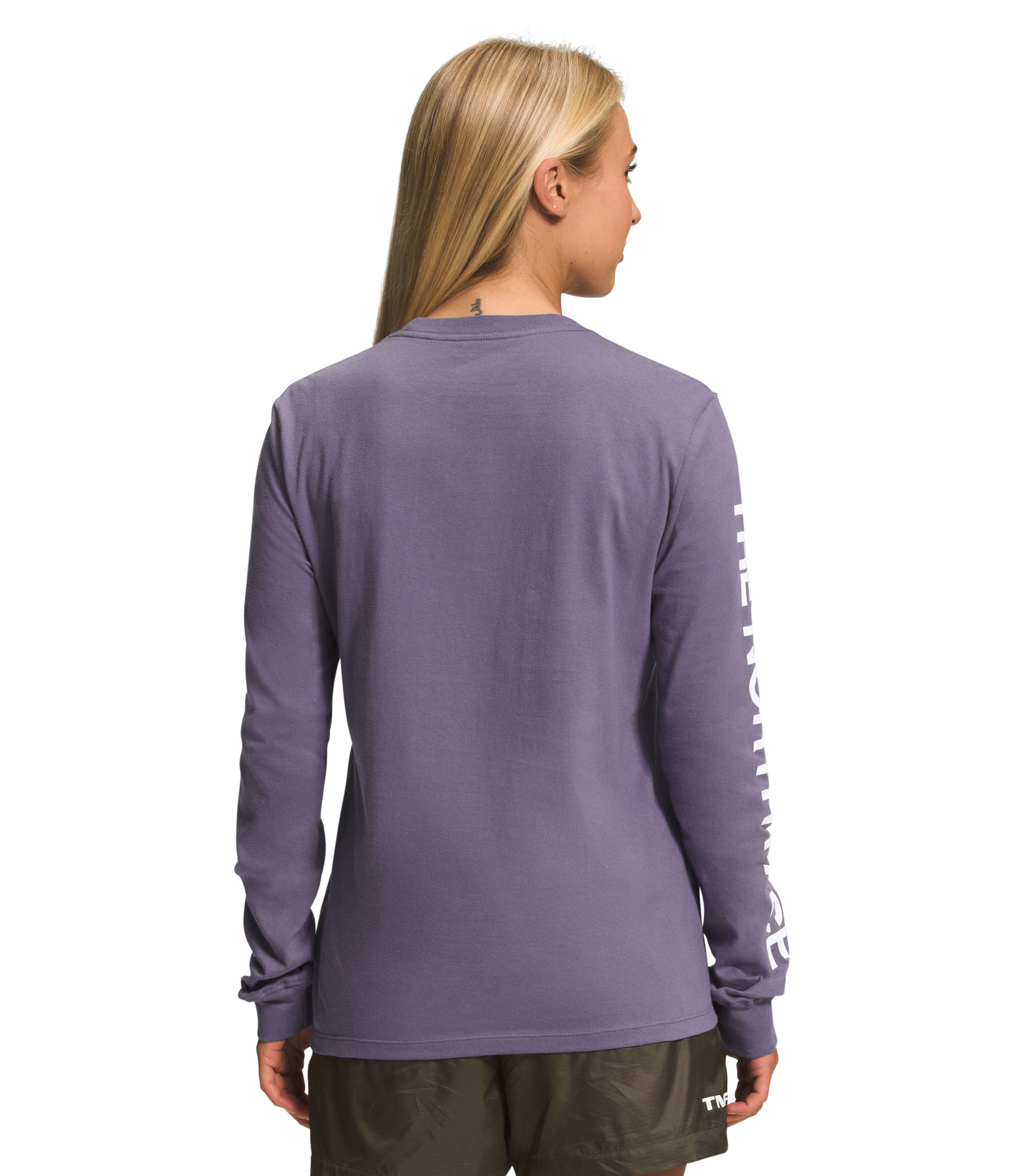 Camiseta L/S Sleeve Hit Graphic Tee Morada Mujer The North Face - imagen 2