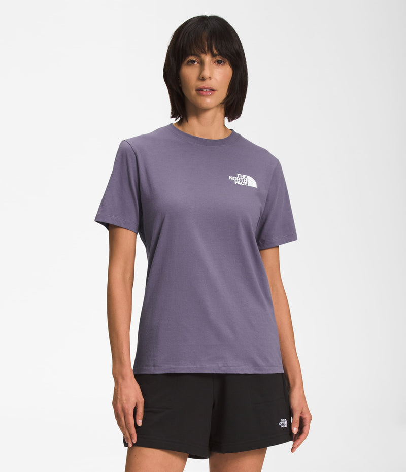 Camiseta Box Nse Tee Manga Corta Lila Mujer The North Face - imagen 1