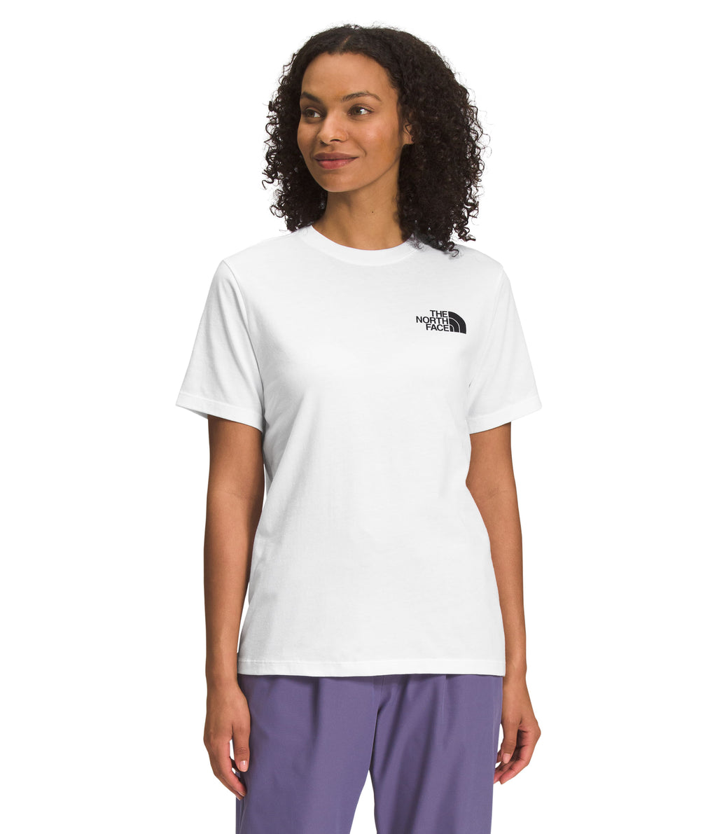 Camiseta Box Nse Tee Manga Corta Blanca Mujer The North Face - imagen 1
