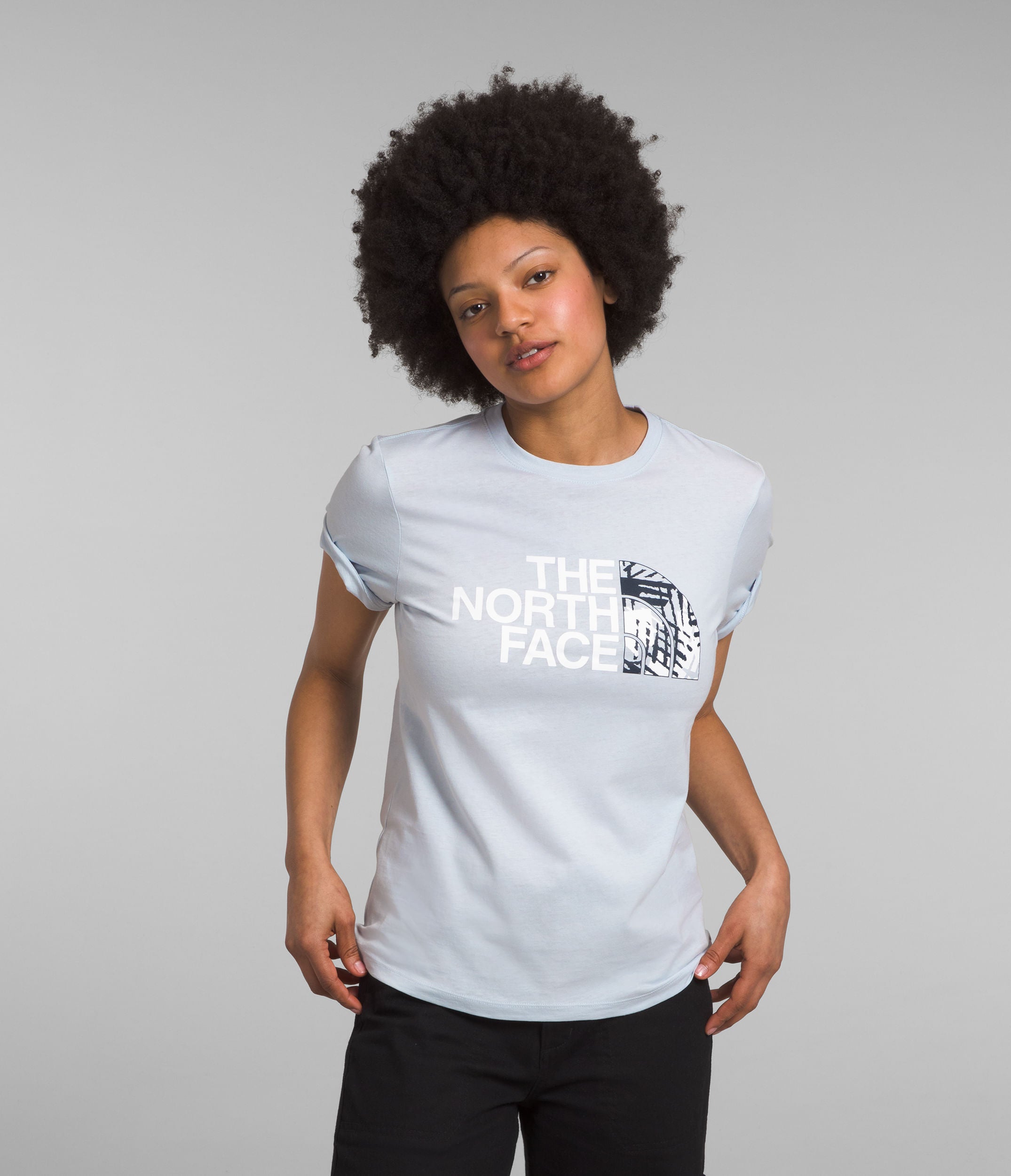 Camiseta S/S Half Dome Tee Azul Mujer The North Face - imagen 1