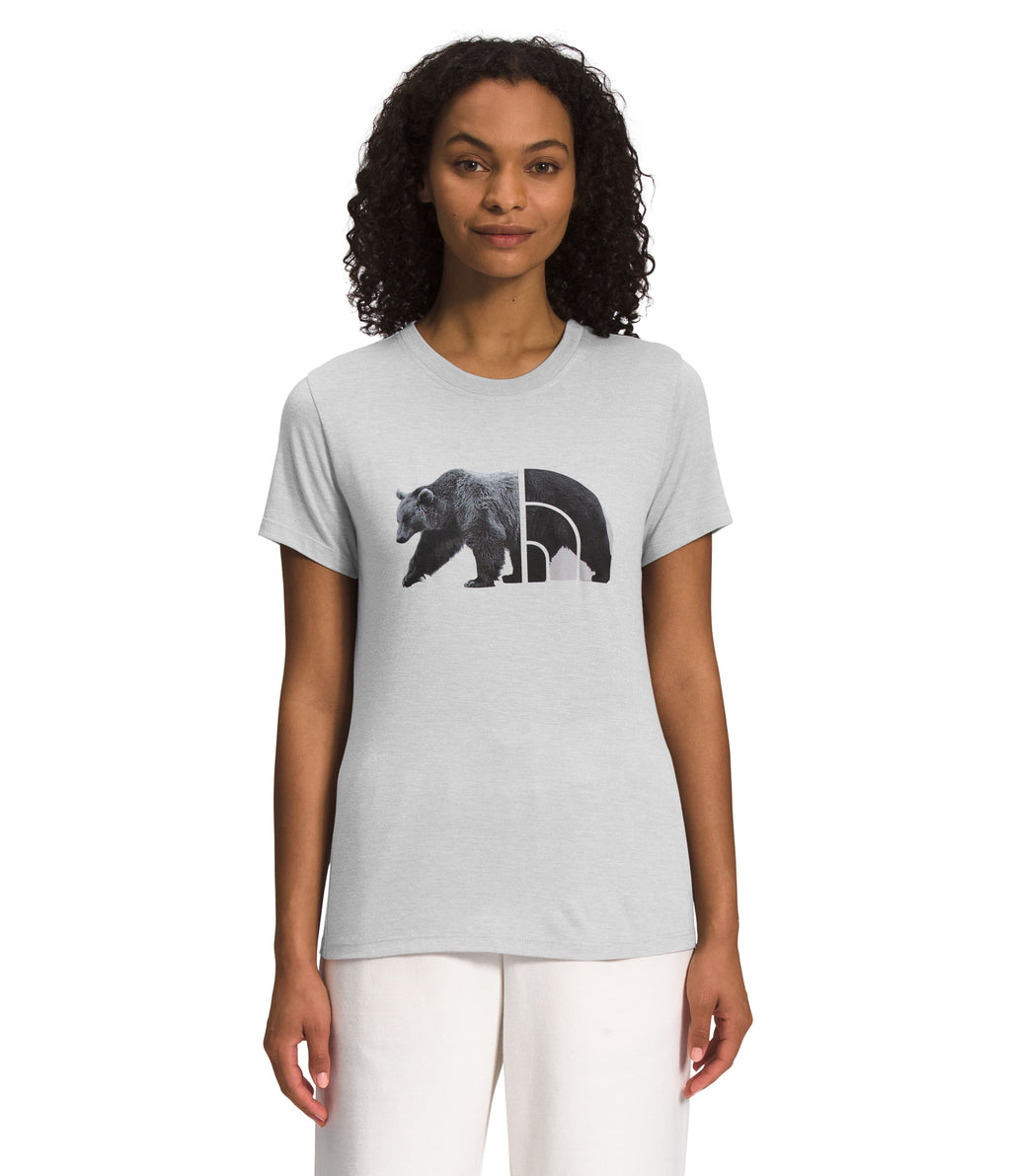 Camiseta S/S Triblend Bear Tee Gris Mujer The North Face - imagen 1
