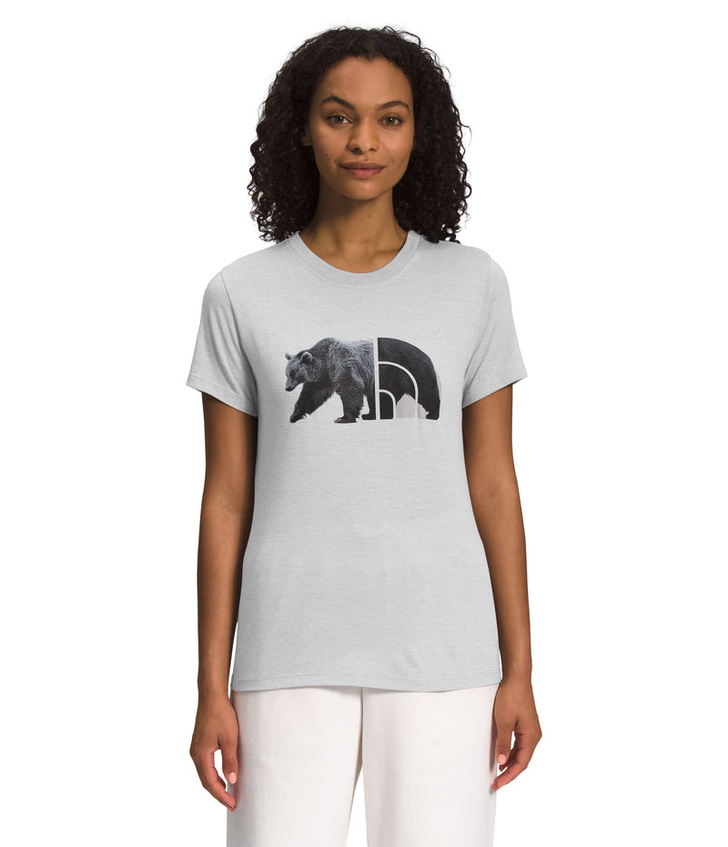 Camiseta S/S Triblend Bear Tee Gris Mujer The North Face - imagen 1