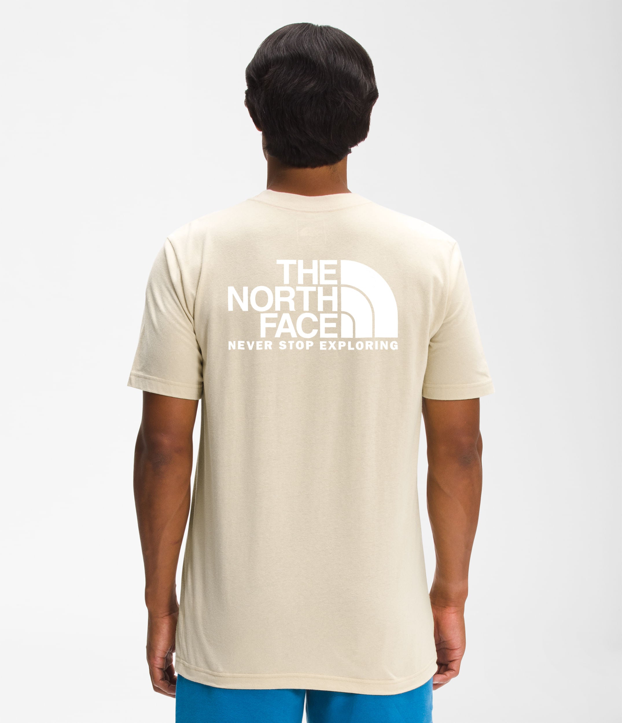 Camiseta S/S Throwback Tee Beige Hombre The North Face - imagen 2