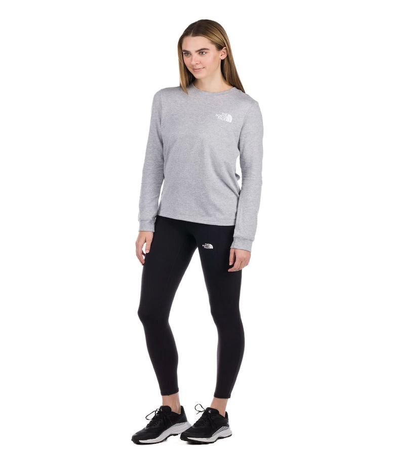 Camiseta L/S Throwback Tee Gris Mujer The North Face - imagen 3