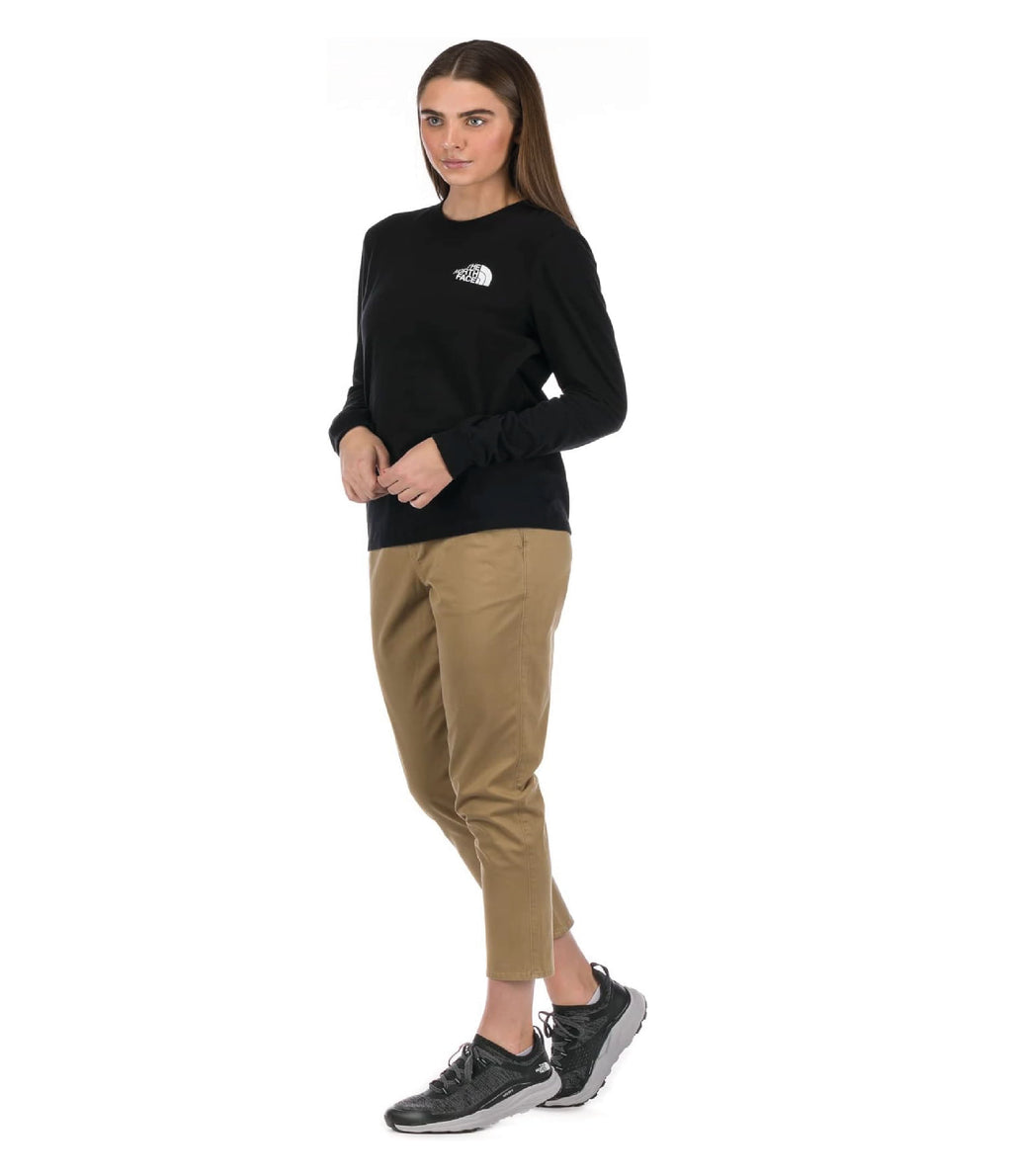 Camiseta L/S Throwback Tee Negra Mujer The North Face - imagen 5