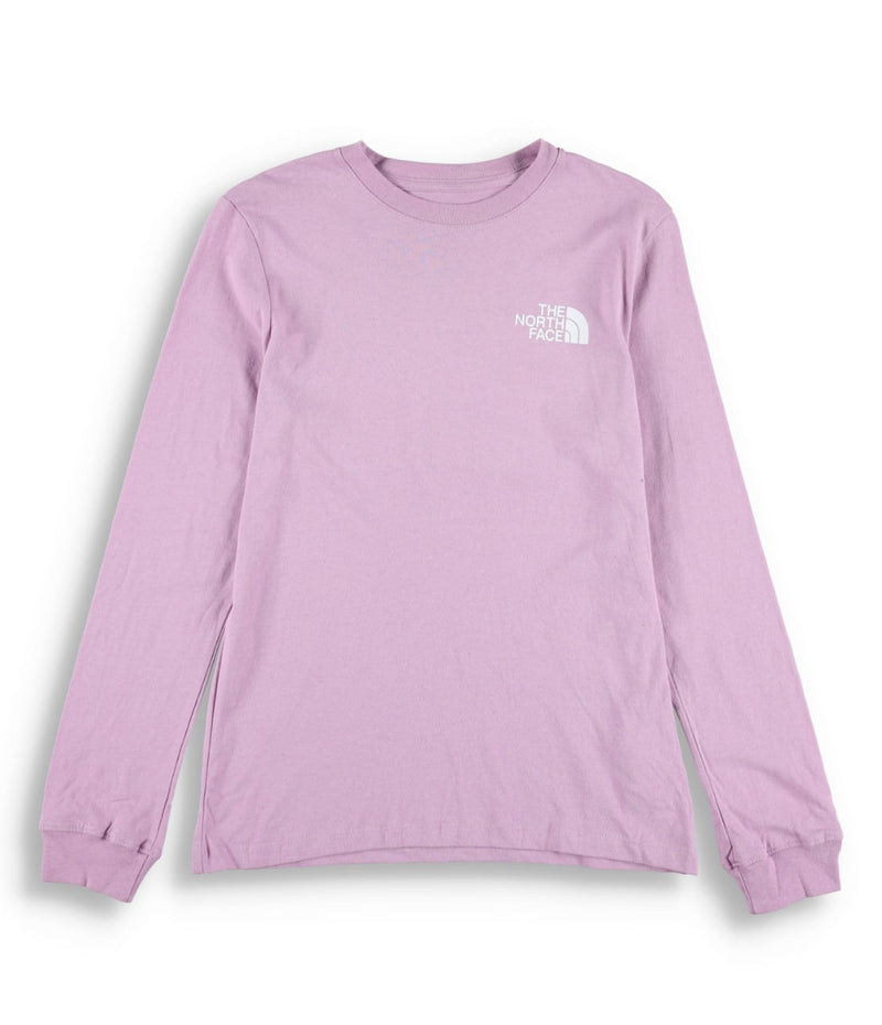 Camiseta L/S Throwback Tee Purpura Mujer The North Face - imagen 1