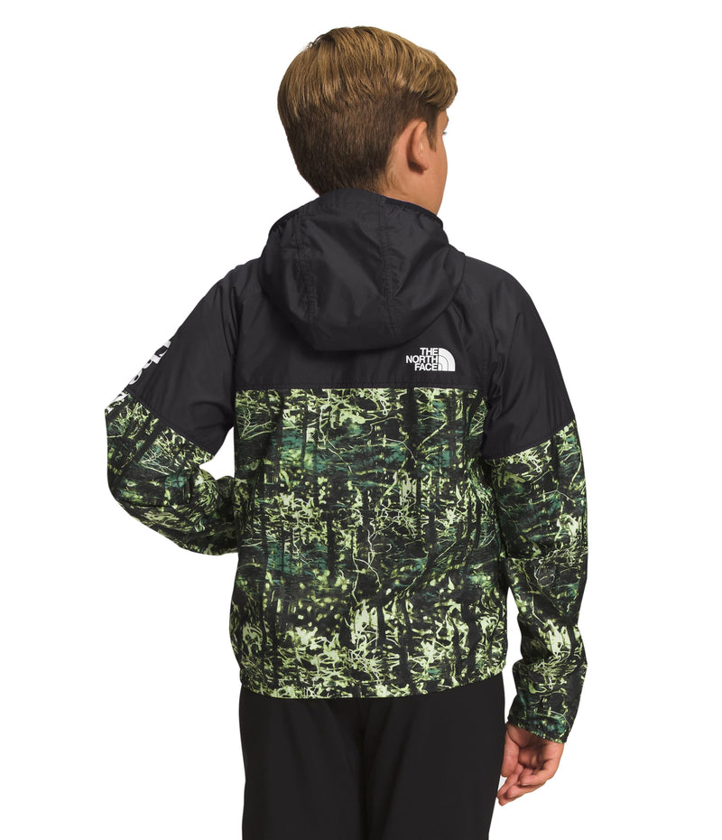 Chaqueta Never Stop Hooded Wind Rompevientos Verde Niño The North Face - imagen 2
