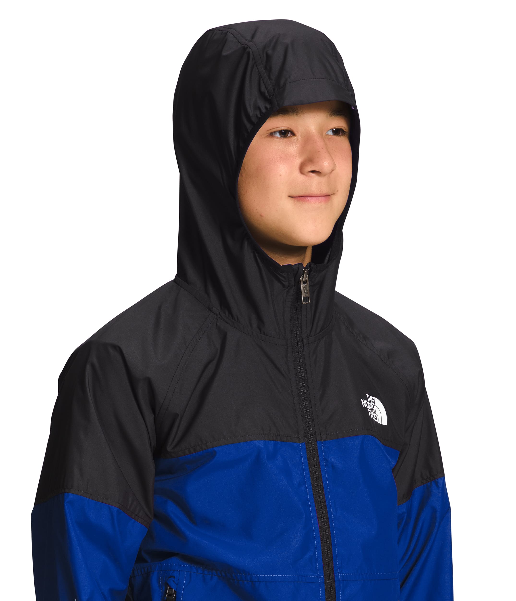 Chaqueta Never Stop Hooded Wind Rompevientos Azul Niño The North Face - imagen 4