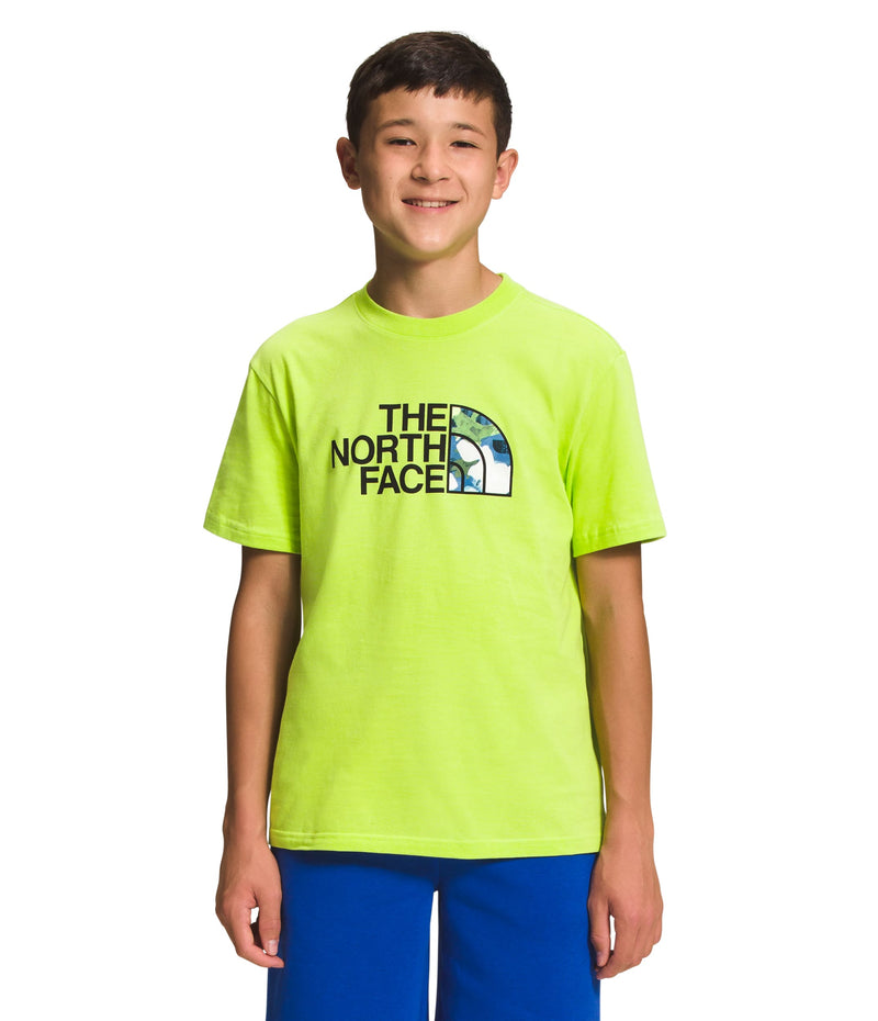 Camiseta Graphic Tee Manga Corta Verde Niño The North Face - imagen 1