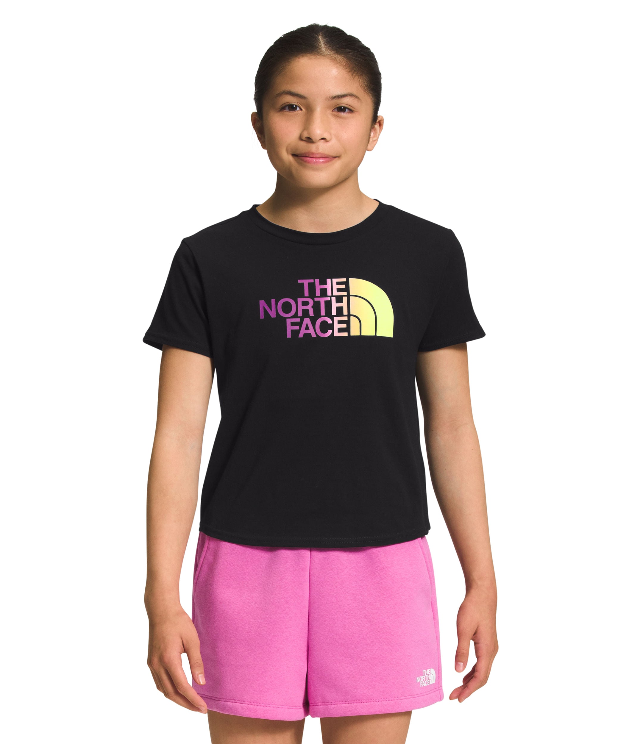 Camiseta S/S Graphic Tee Manga Corta Negra Niña The North Face - imagen 1