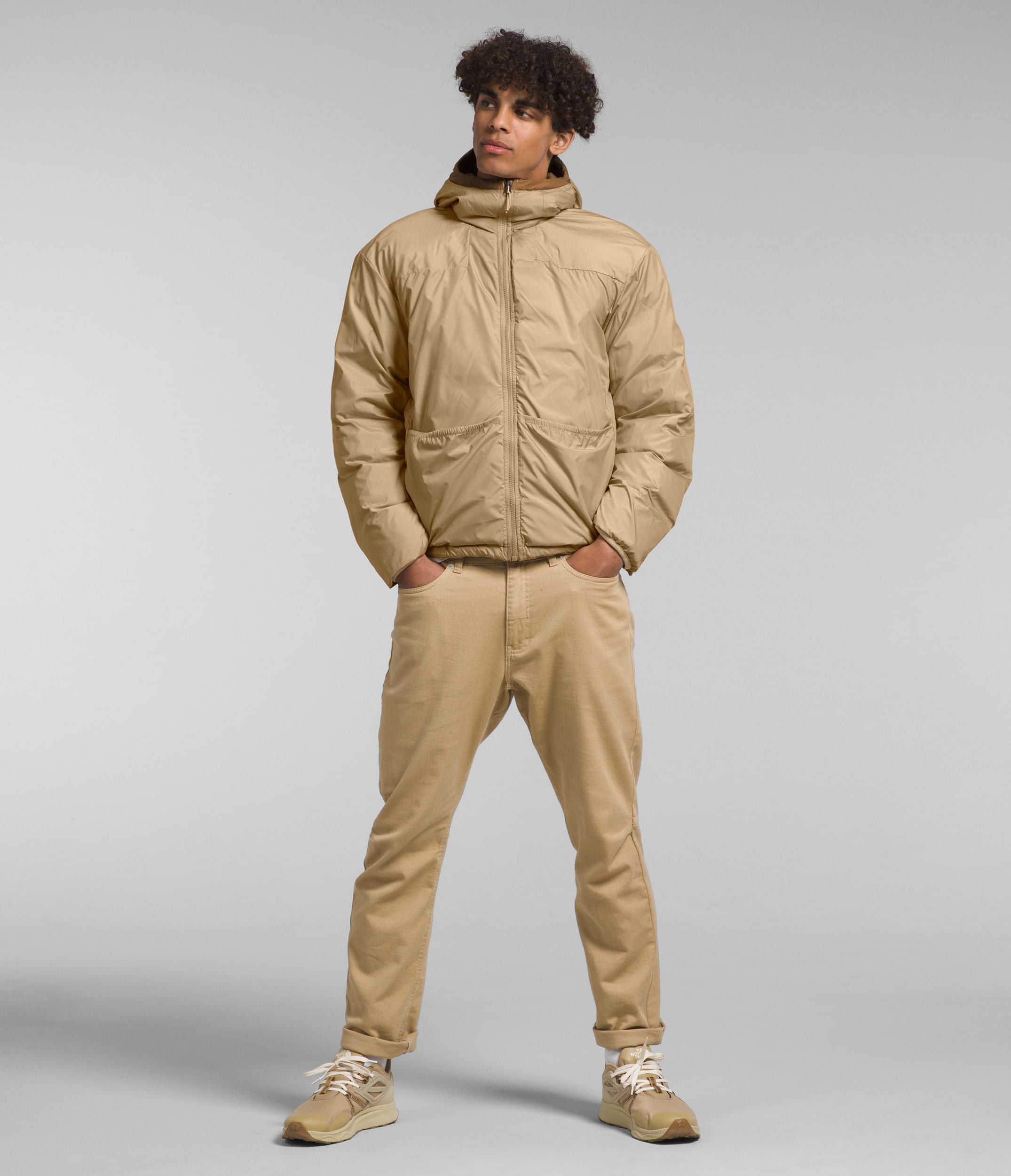 Chaqueta Lhotse Reversible Hoodie Beige Hombre The North Face - imagen 2