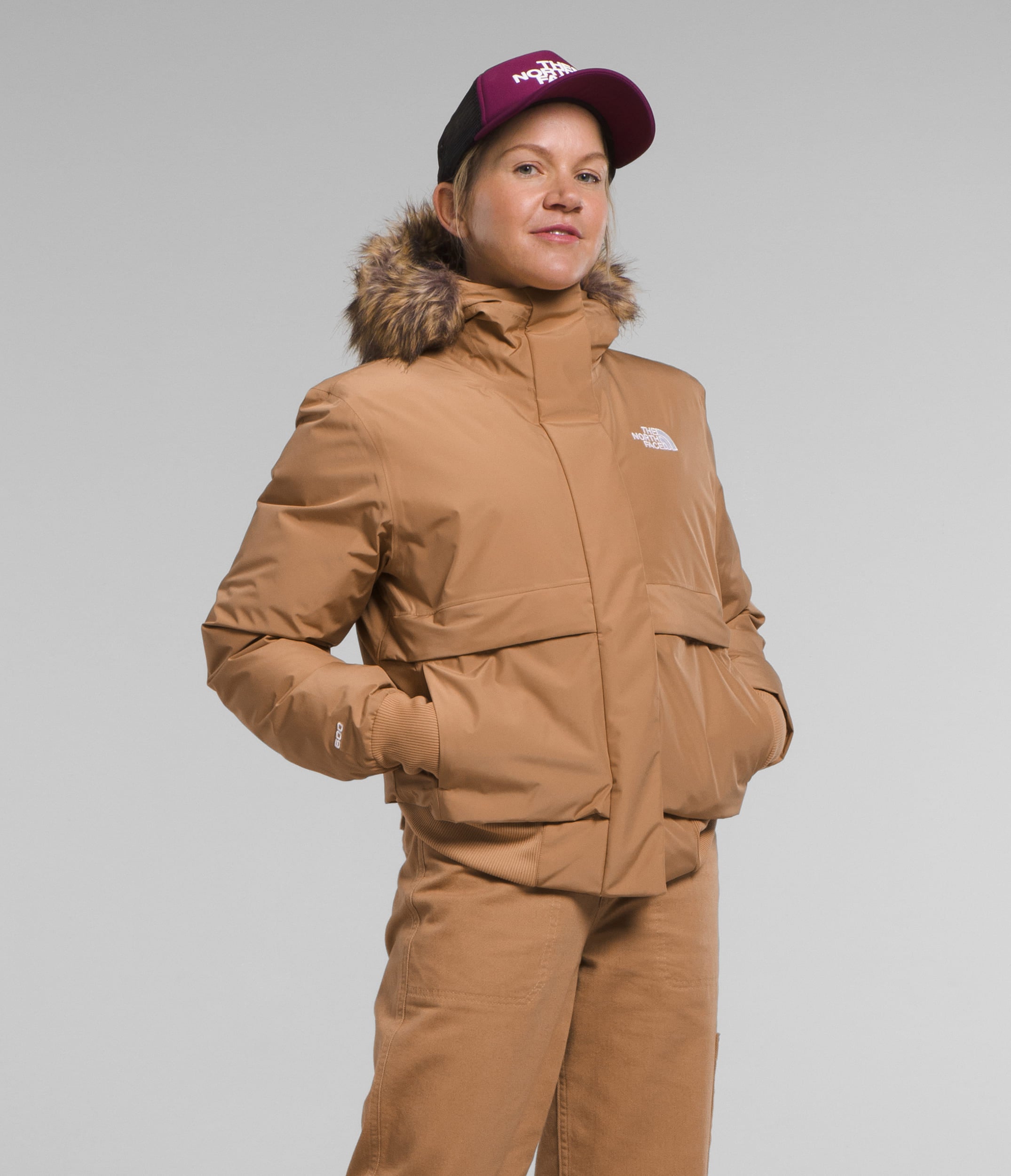 Chaqueta Arctic Bomber Térmica Café Mujer The North Face - imagen 1