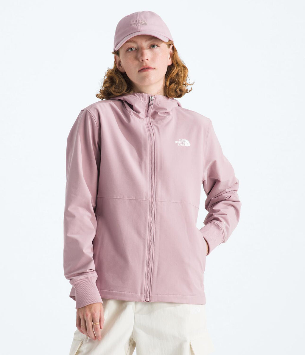 Chaqueta Rompevientos Shelbe Raschel Hoodie Rosado Mujer The North Face