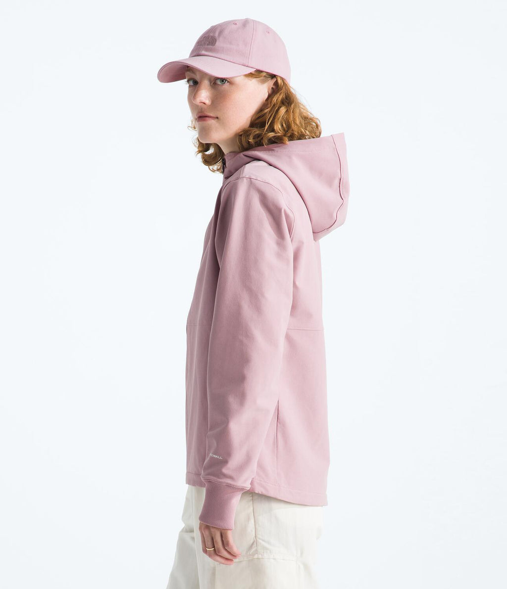 Chaqueta Rompevientos Shelbe Raschel Hoodie Rosado Mujer The North Face