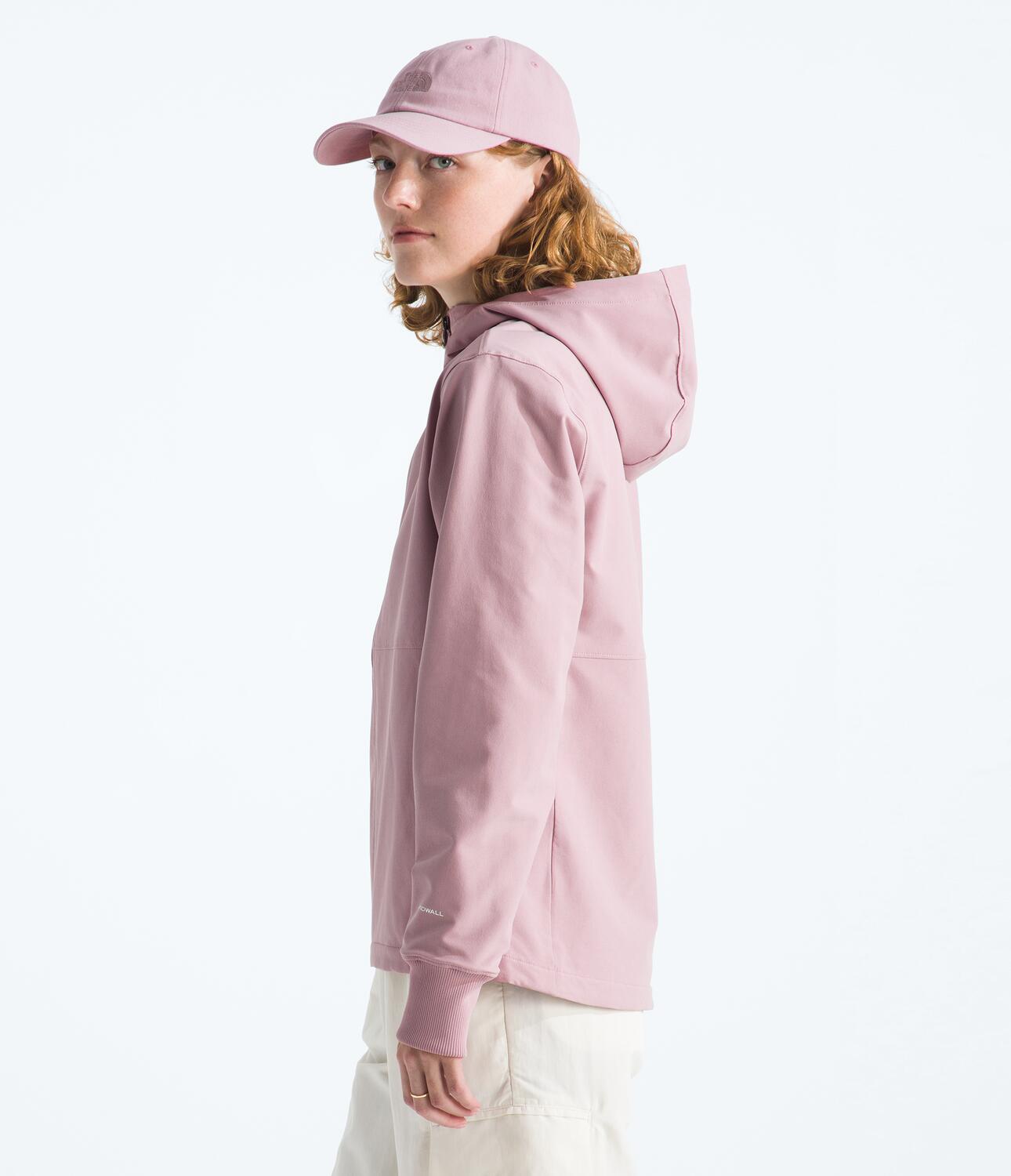 Chaqueta Rompevientos Shelbe Raschel Hoodie Rosado Mujer The North Face