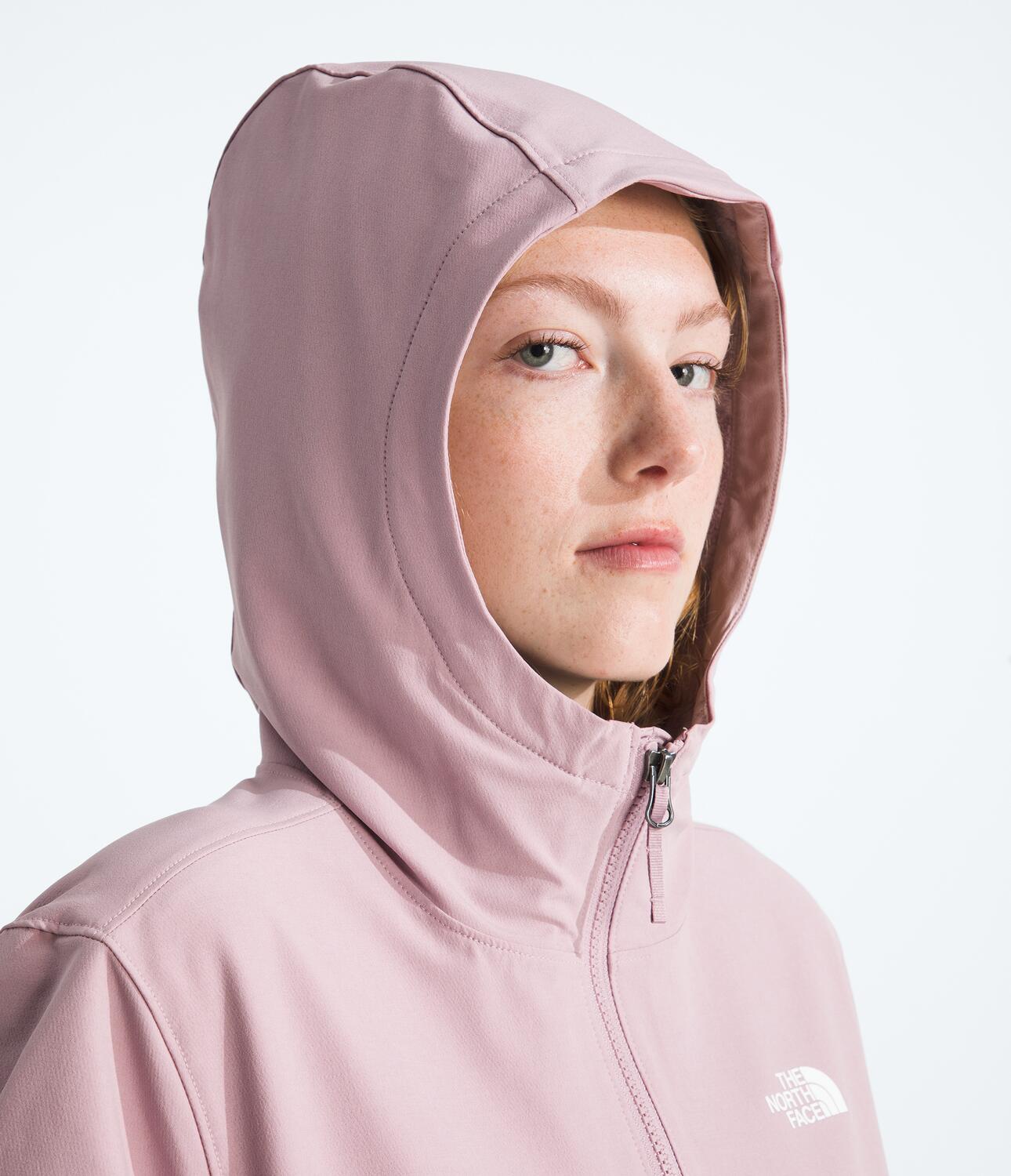 Chaqueta Rompevientos Shelbe Raschel Hoodie Rosado Mujer The North Face