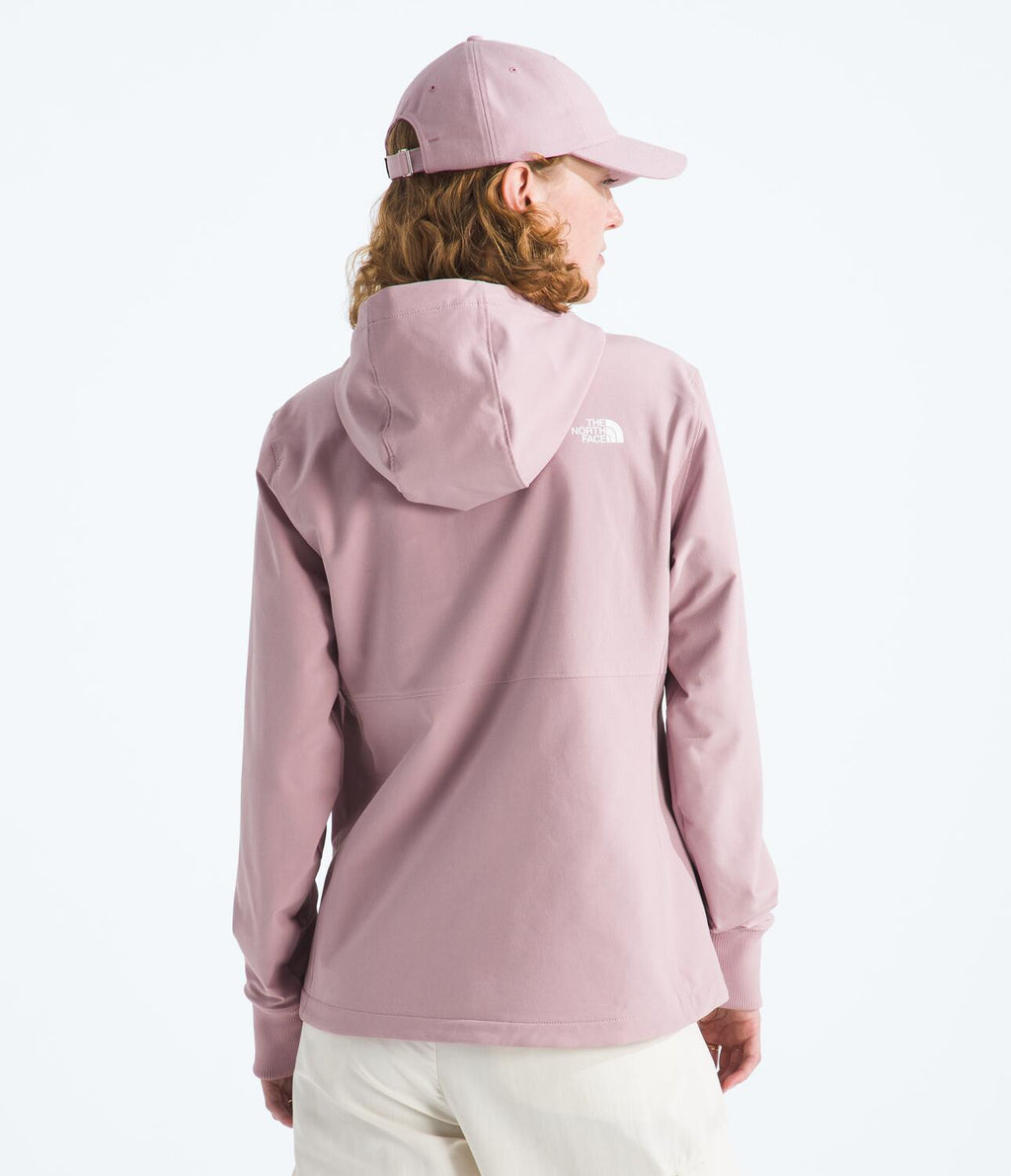 Chaqueta Rompevientos Shelbe Raschel Hoodie Rosado Mujer The North Face
