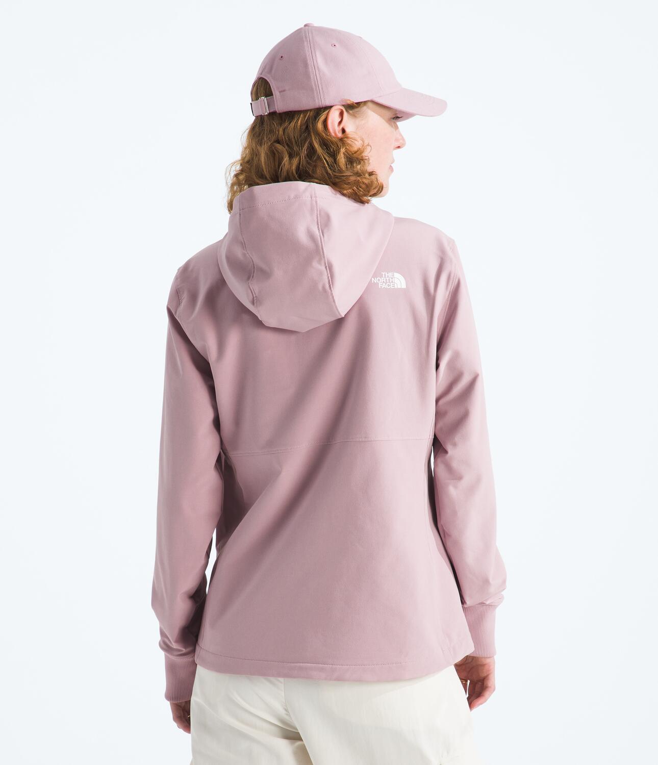 Chaqueta Rompevientos Shelbe Raschel Hoodie Rosado Mujer The North Face
