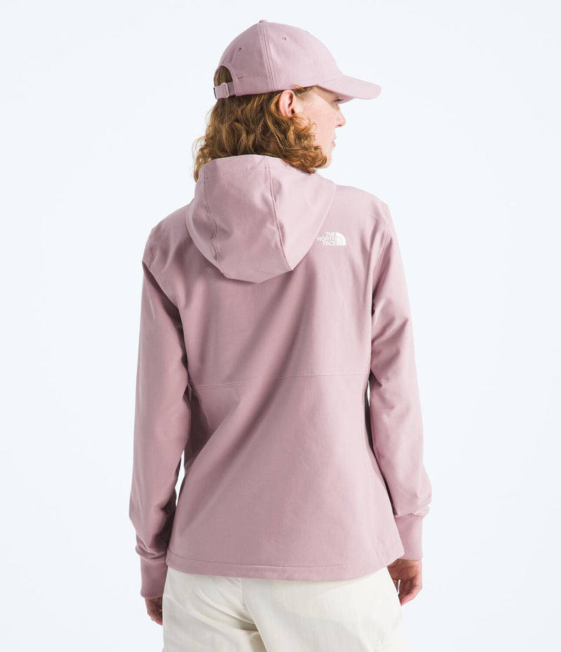 Chaqueta Rompevientos Shelbe Raschel Hoodie Rosado Mujer The North Face