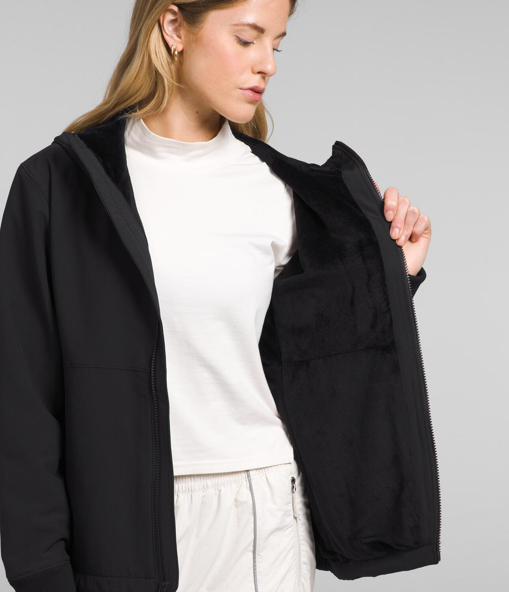 Chaqueta Rompevientos Shelbe Raschel Hoodie Negro Mujer The North Face