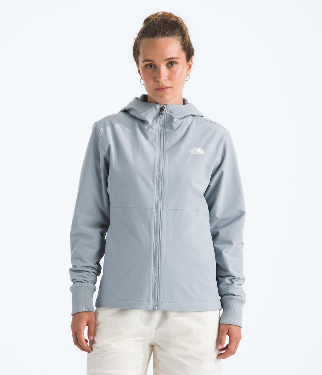 Chaqueta Rompevientos Shelbe Raschel Hoodie Gris Mujer The North Face