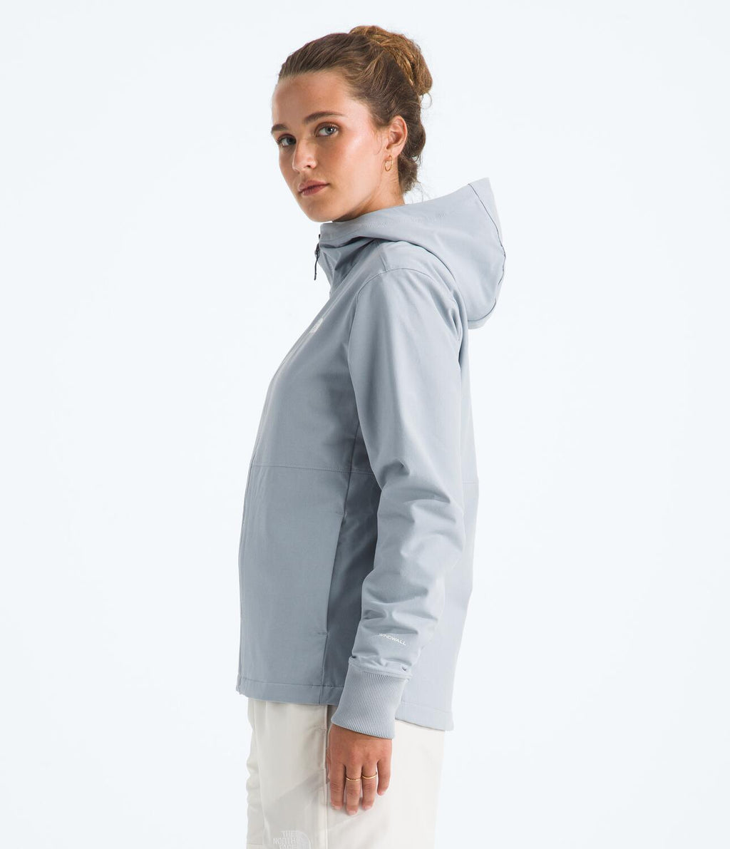 Chaqueta Rompevientos Shelbe Raschel Hoodie Gris Mujer The North Face