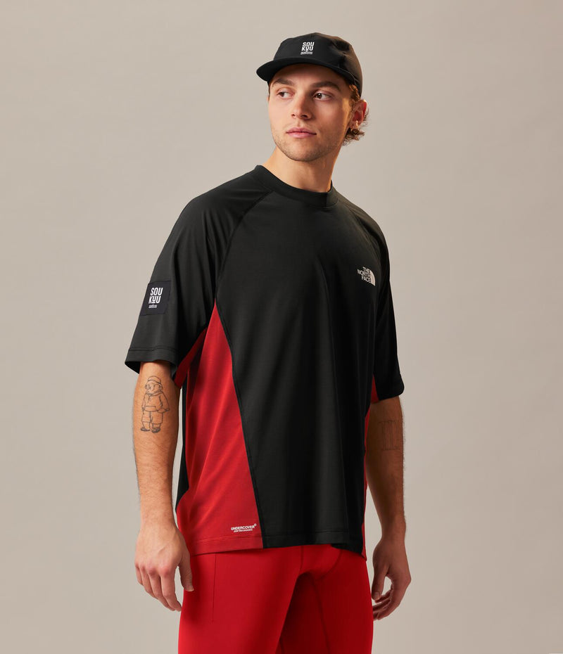 Camiseta Soukuu Tr S/S Tee Negro y Rojo Unisex The North Face - imagen 1