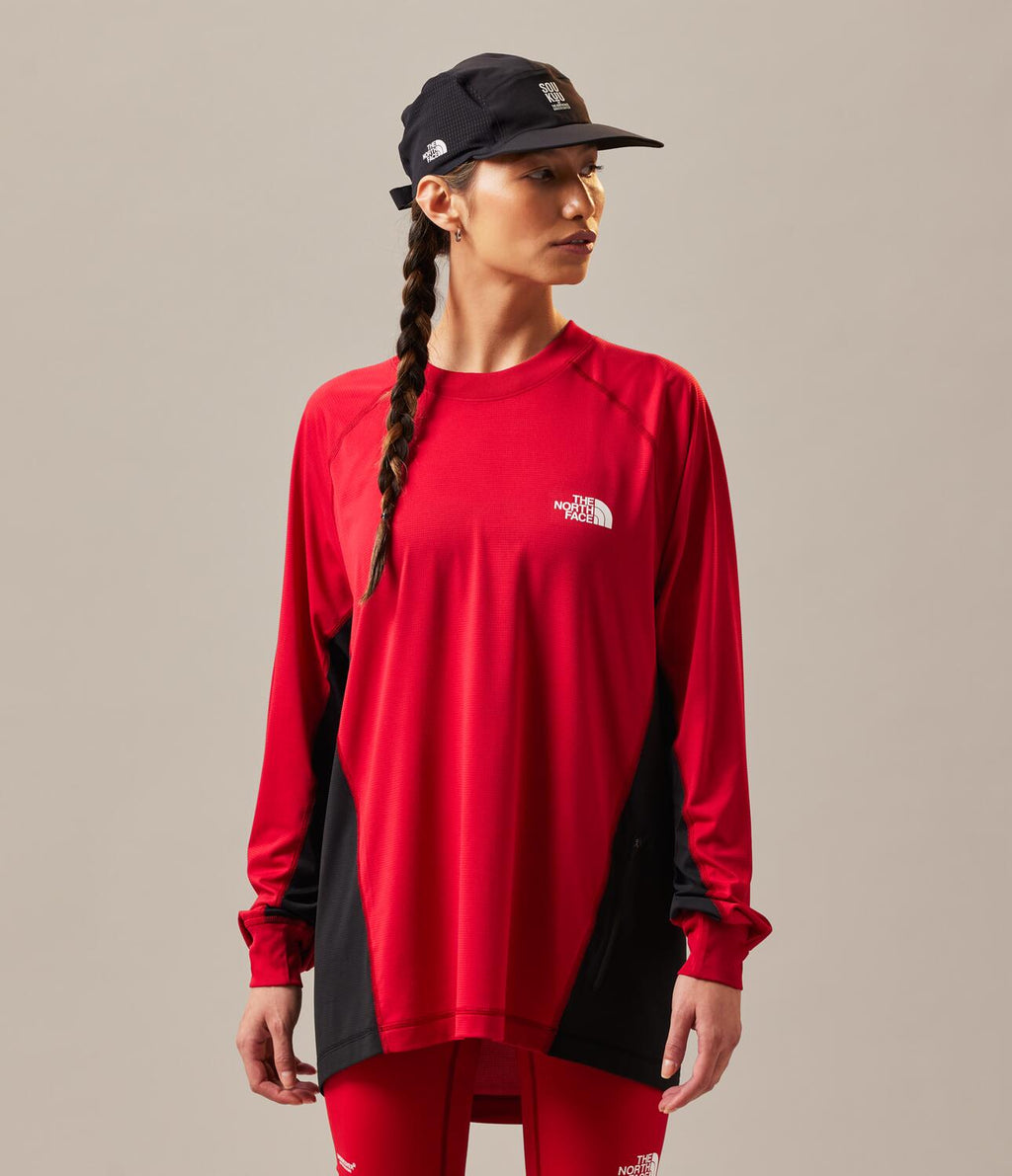Camiseta Soukuu Tr S/S Tee Roja Manga larga Unisex The North Face - imagen 1