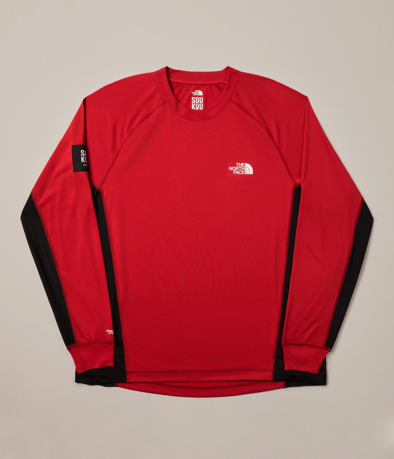 Camiseta Soukuu Tr S/S Tee Roja Manga larga Unisex The North Face - imagen 3