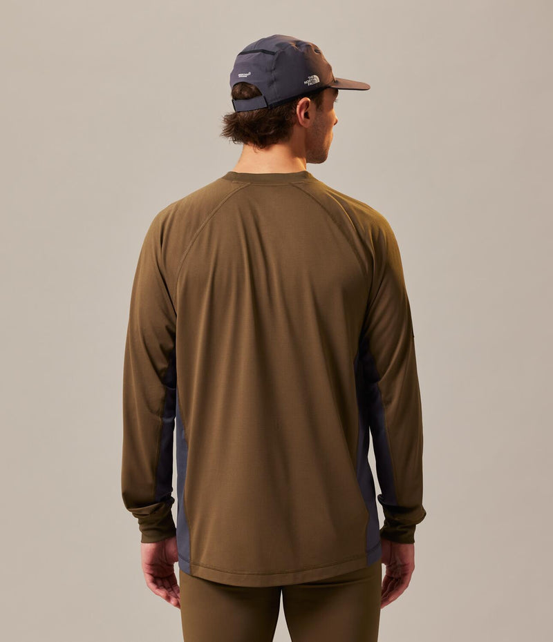 Camiseta Soukuu Tr S/S Tee Café y Gris Manga larga Unisex The North Face - imagen 2