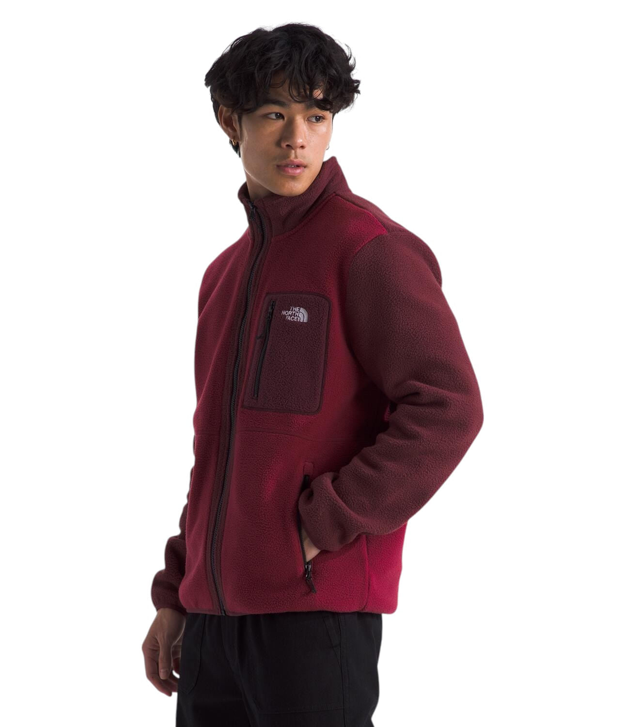 Buzo Yumiori Full Zip Vinotinto Hombre The North Face - imagen 2