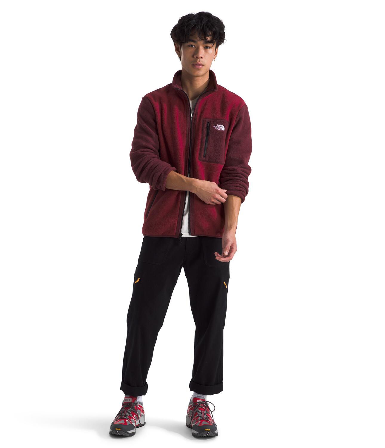 Buzo Yumiori Full Zip Vinotinto Hombre The North Face - imagen 4