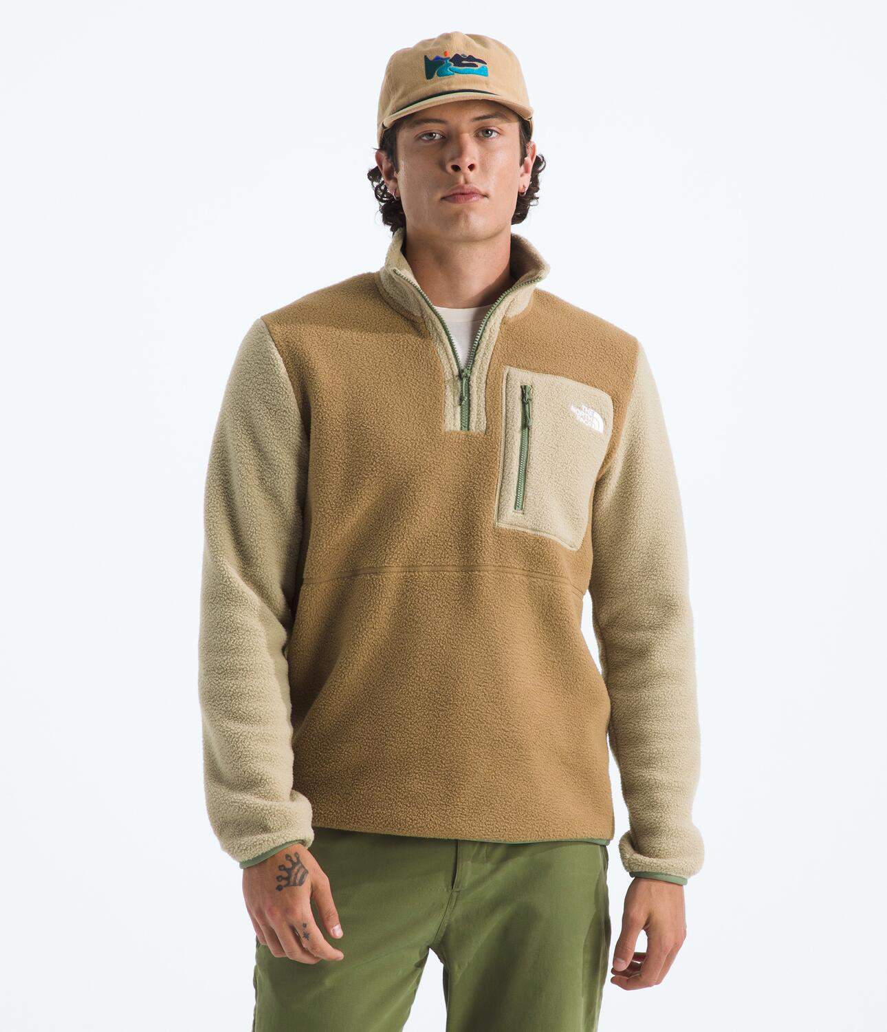 Buzo Yumiori 1/4 Zip Café Hombre The North Face - imagen 1