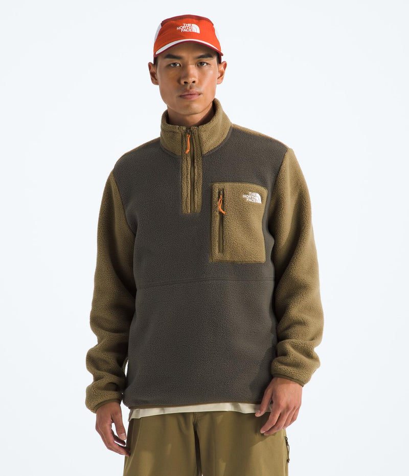 Chaqueta Polar Yumiori 1/4 Zip Verde Hombre The North Face