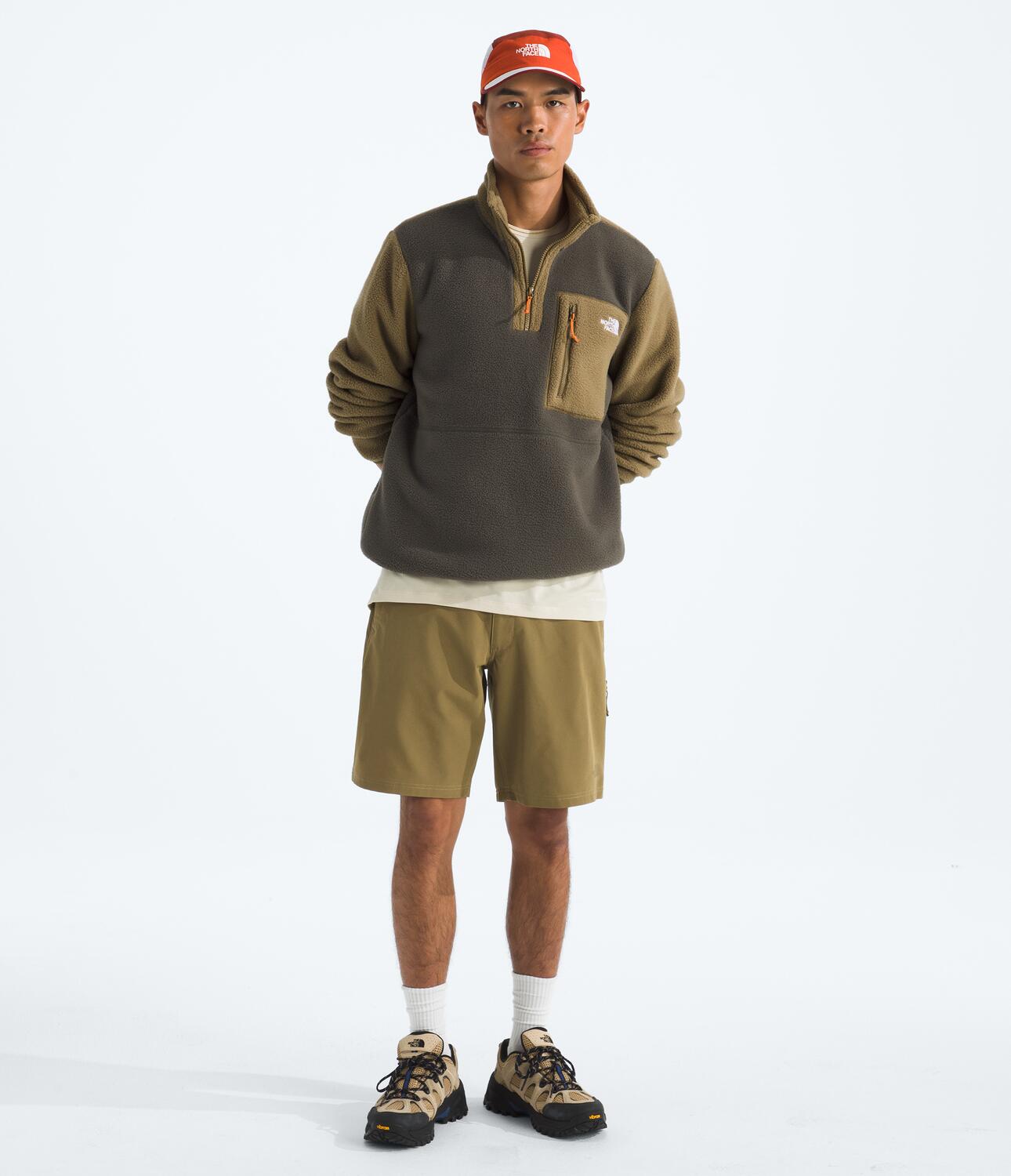 Chaqueta Polar Yumiori 1/4 Zip Verde Hombre The North Face
