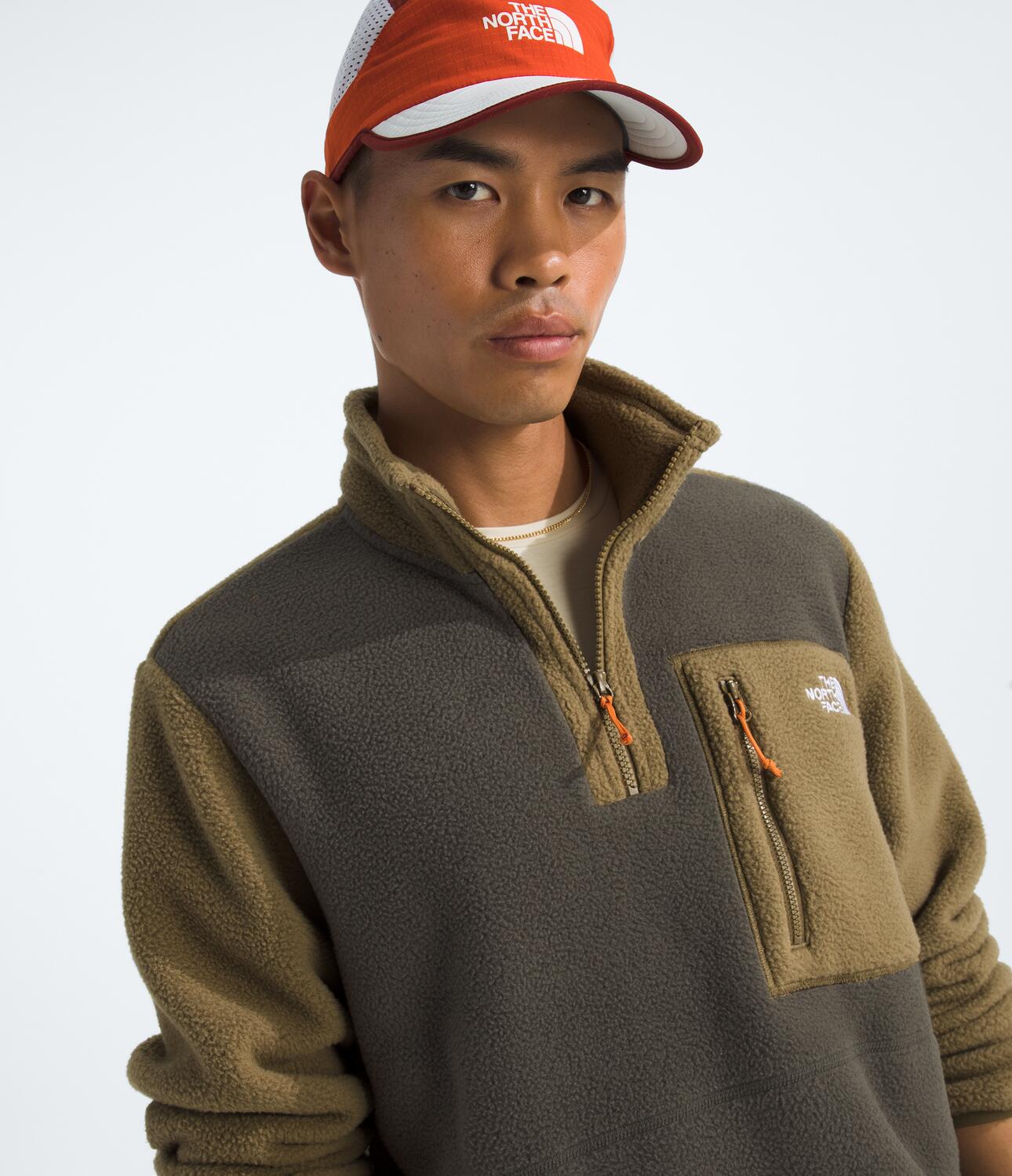 Chaqueta Polar Yumiori 1/4 Zip Verde Hombre The North Face
